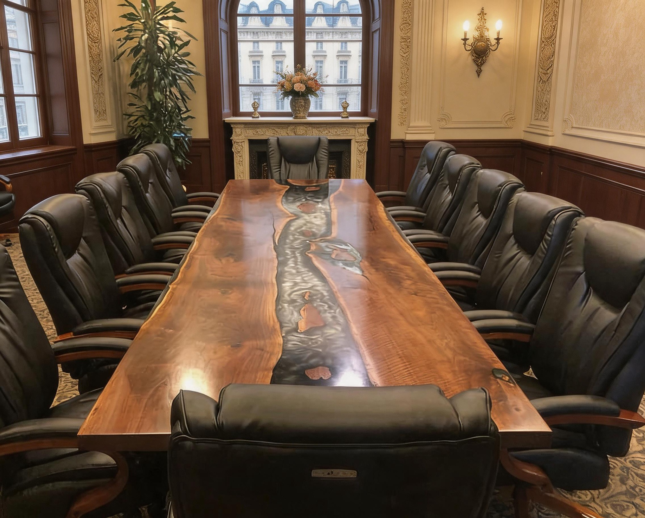 Customizable Conference / Boardroom Epoxy Table