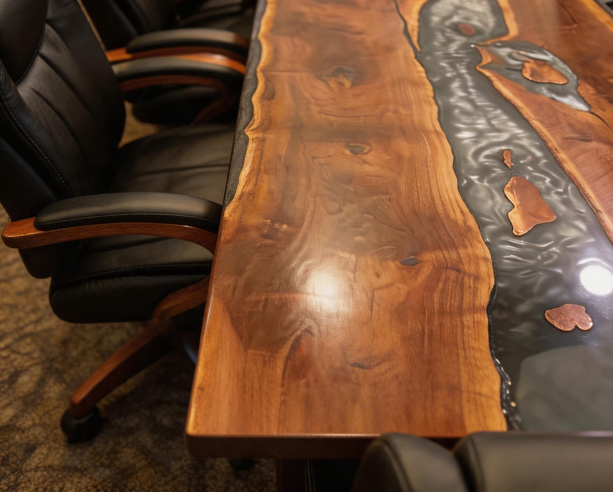 Customizable Conference / Boardroom Epoxy Table