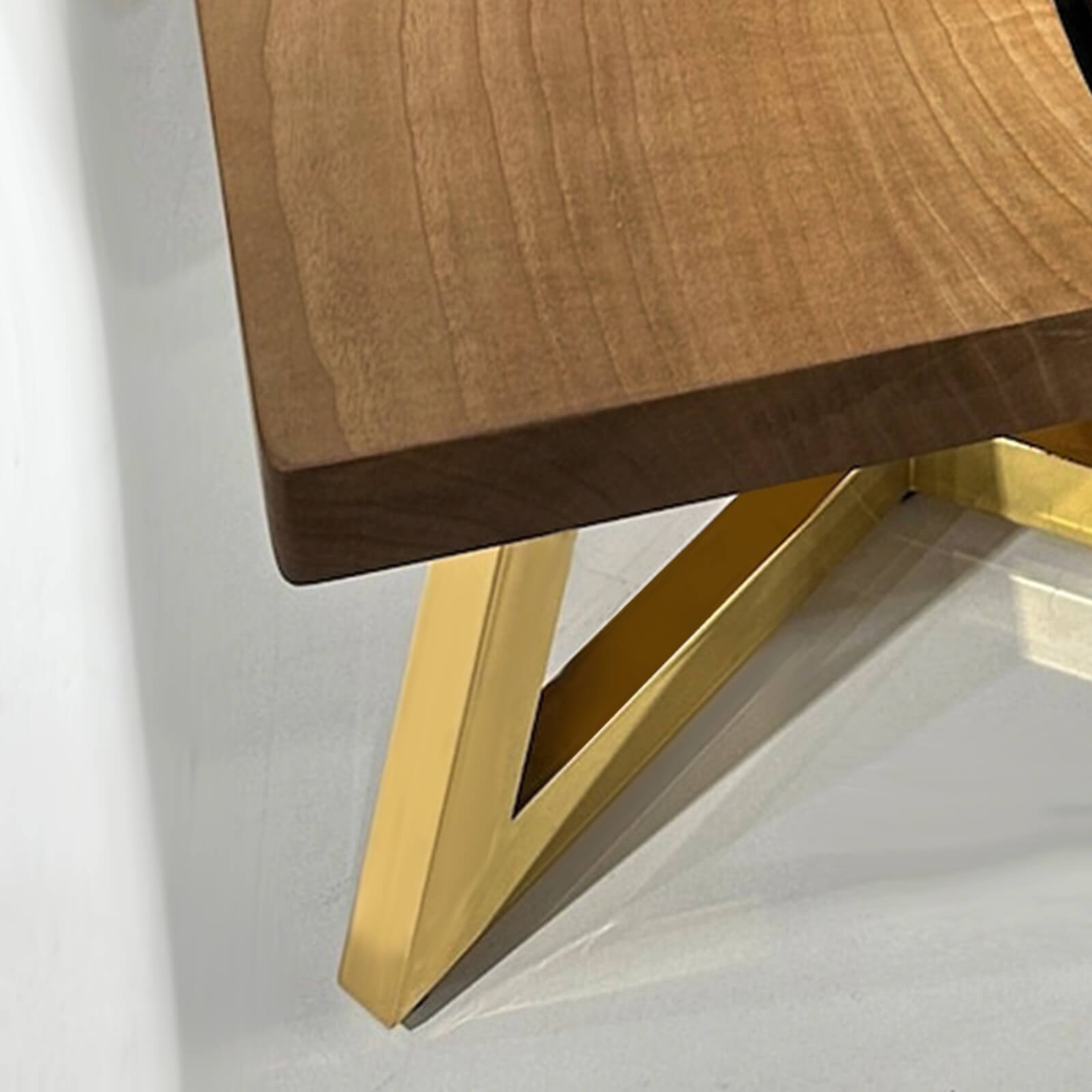 Custom Black Walnut Epoxy Resin River Table Gold ERT-78 - image 7 | ThawHome