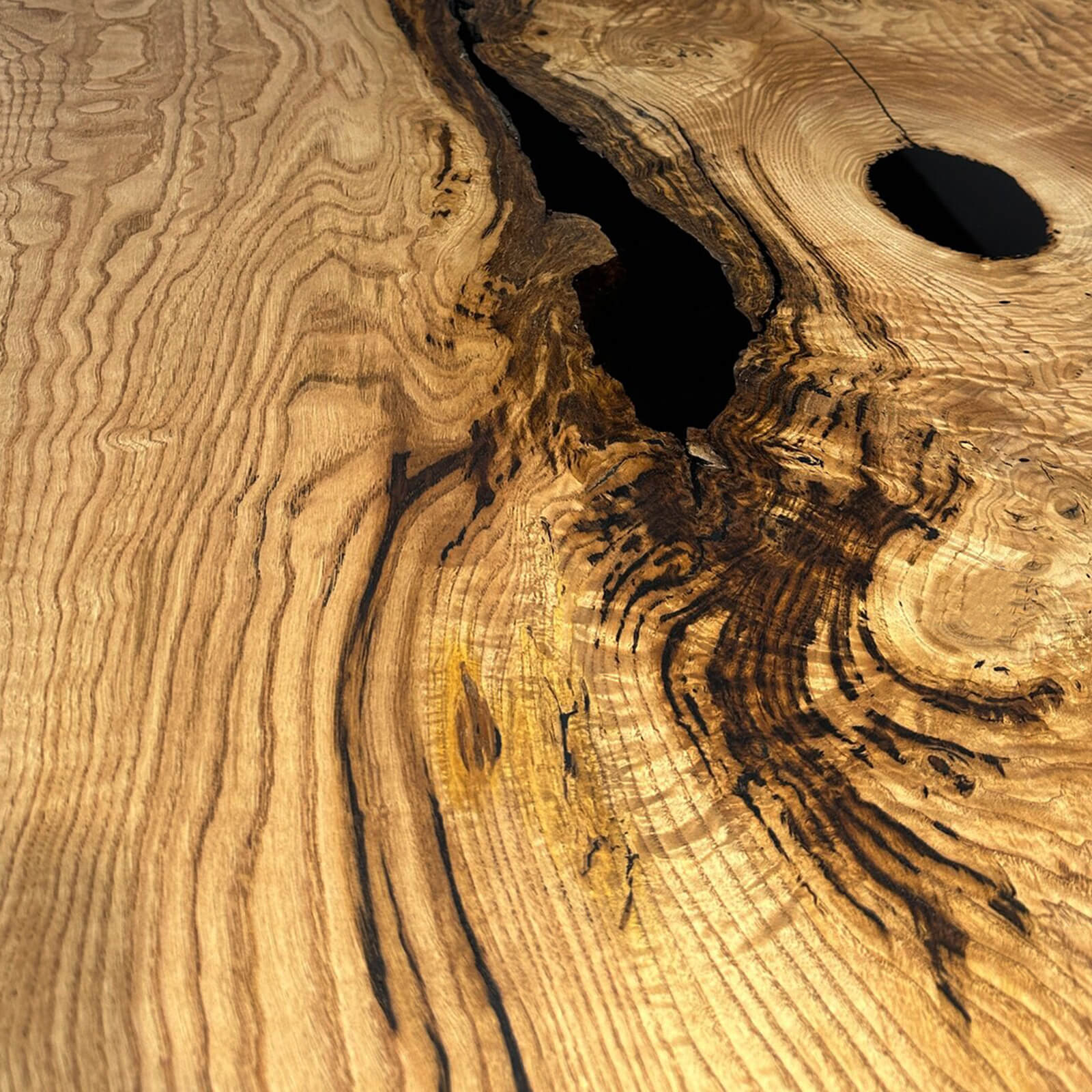 Custom Olive Epoxy Resin River Table Black Resin JRT-57 - image 8 | ThawHome